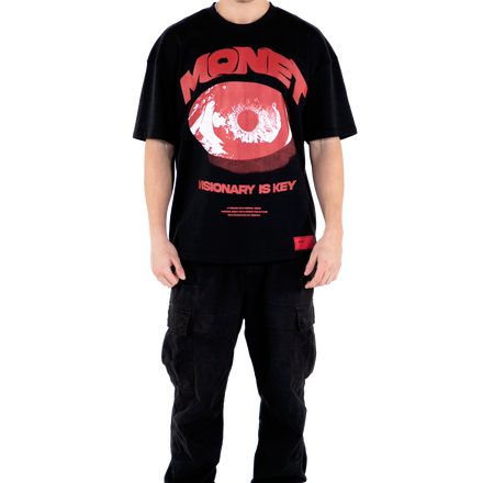 Visionary Eye T-Shirt - Black & Red