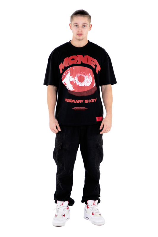Visionary Eye T-Shirt - Black & Red